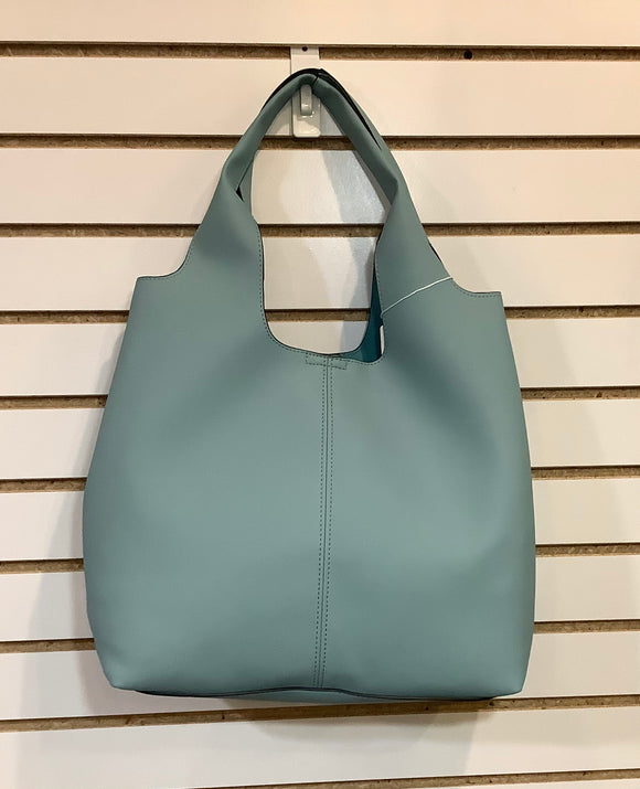 Sea Foam Colored Leather Purse by Simply Noelle
