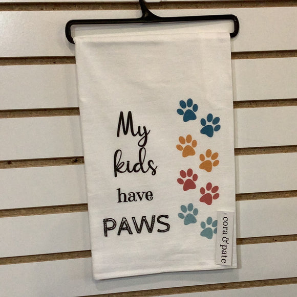 Towel-“My Kids Have PAWS”