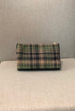Plaid Clutch Purses w/ Crossbody and Wrist strap by Jen & Co.