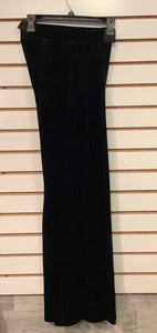 Slimsation Black Velour, Pull-On Wide Leg Pant.