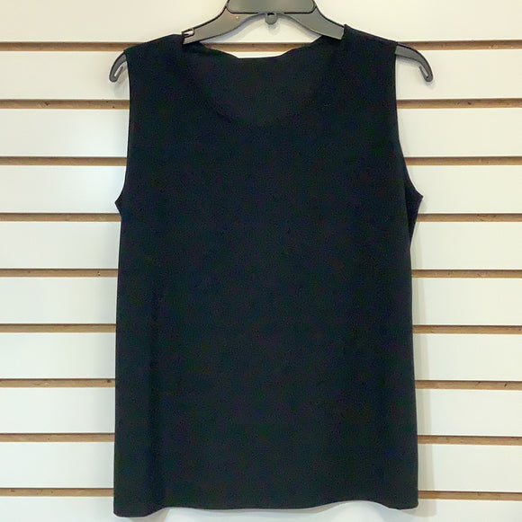 Black Round Neck Tank Top by Sea & Anchor.