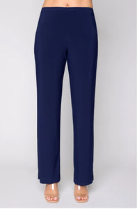 Navy Knit Straight Leg Pant by Compli K.