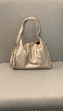 Small Vegan Leather Purse w/Gathered Closure and Wide or Crossbody Straps Options by Jen & Co.