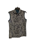 Black Tank w/Blue Circles Reversible To Grey w/Charcoal Circles by Orly.