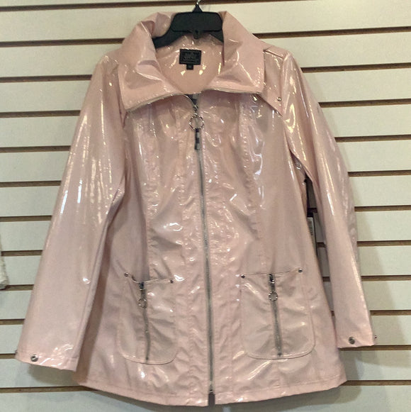 Light Pink Raincoat w/Zipper Front by UBU.