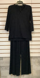 Black Knit, Pull On Pants by Nallie & Millie.