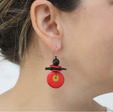 Red Mirage Necklace by Sylca Designs.