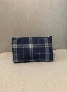 Plaid Clutch Purses w/ Crossbody and Wrist strap by Jen & Co.