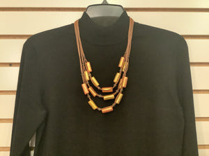 Metallic Gold Cord Necklace