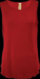 Tango Red Scoop Neck Tank