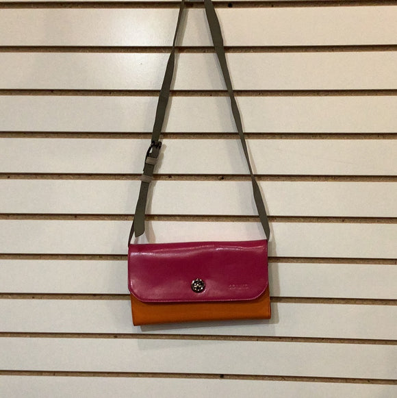 Buy the Coach Leather Poppy Small Handbag Hot Pink | GoodwillFinds