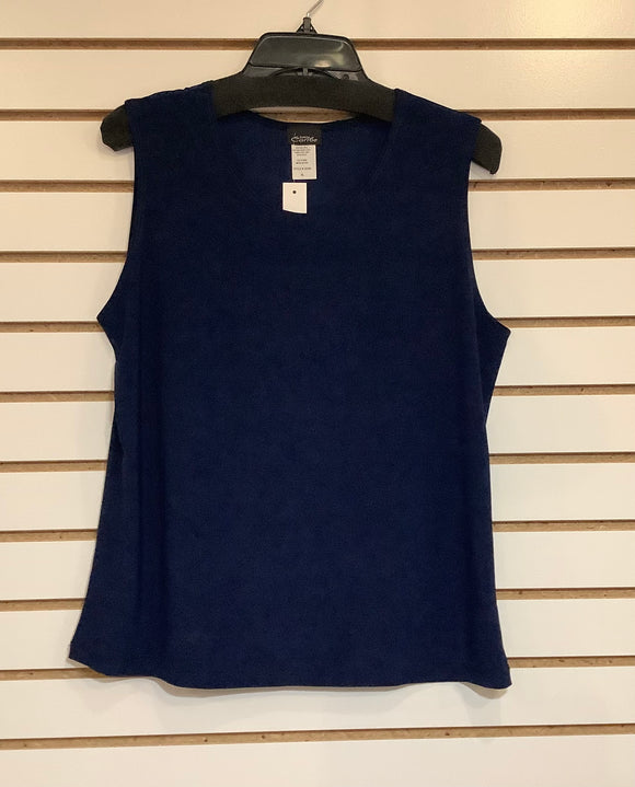 Navy Tank Top by Caribe