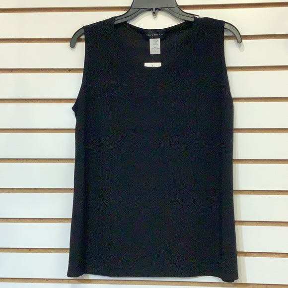 Black Round Neck Sleeveless Top by Sea and Anchor.