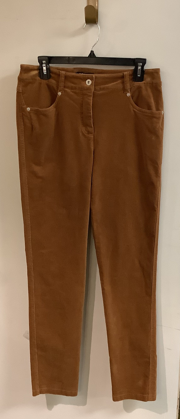 Tobacco, Slim Leg, Pinwale Corduroy, 4-Pocket Jean by Robell.