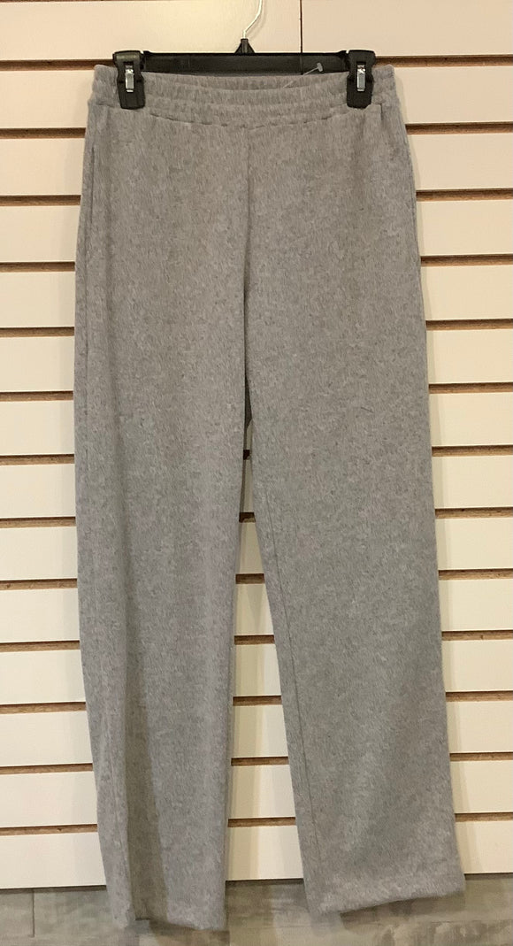 Grey Brushed Pull-On Pants by Nallie and Millie.