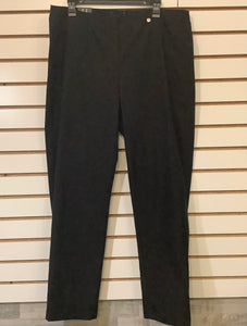 Black Bella Pull On Trousers w/Light Fleece Lining by Robell.