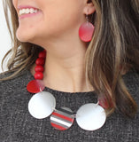 Red Mirage Necklace by Sylca Designs.