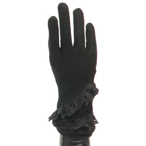 Black/Grey Two-Tone Gloves by Mera Vic