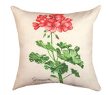 Reversible Floral 18 x 18 Pillow
