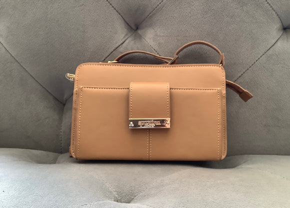 Tan Leather Crossbody Purse by Spartina.