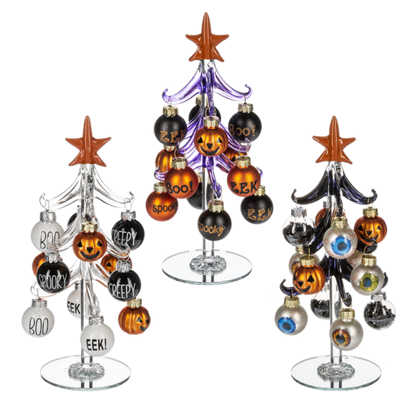 Halloween Tree-12 Ornaments 3 Choices