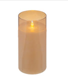 Gold Glass LED Candle 3-Sizes