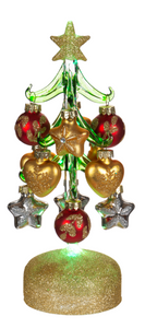 LED Christmas Tree w/ 12 Ornaments-3 Choices