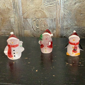 Christmas Acrylic Figurines -3 Choices.