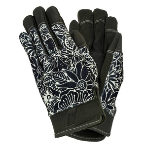 Laurel Burch™ Black & White Floral Print Work Glove
