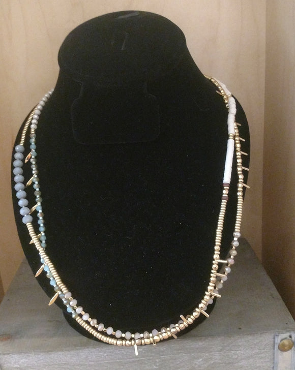 Necklace - Boho Beaded Wrap