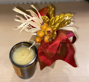 Lux Candle with Decorated Box - Apple Jack