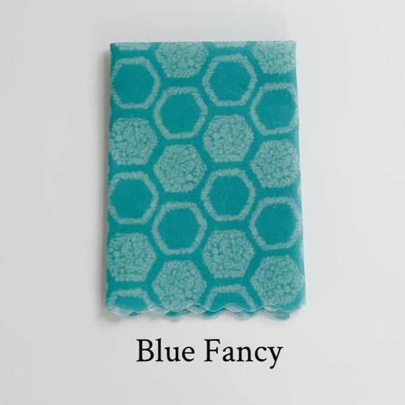 Small Beeswax Food Wrap - Blue Famcy