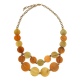 Omala Citrus Bib necklace