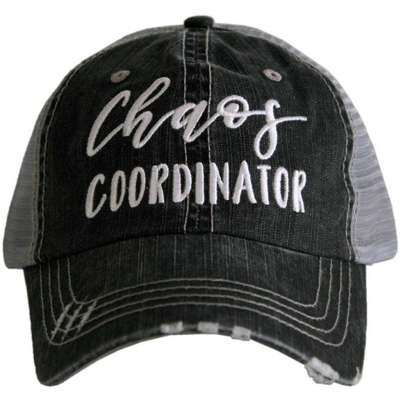 Chaos Coordinator women’s trucker hat