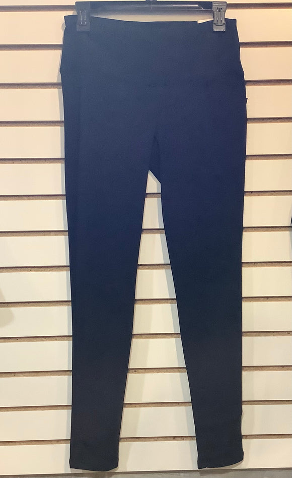 Black Super Soft Wide Band Pull-On Pants by Multiples.
