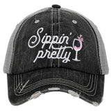 Sippin’ Pretty women’s trucker hat