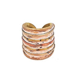 Patina Copper Adjustable rings
