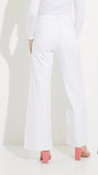 White Denim Wide Leg Jeans by Orly