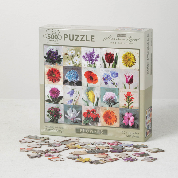 Flower puzzle - 500 pieces