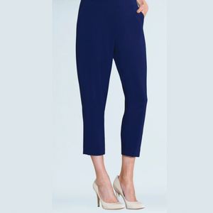 Navy Jogger Pocket Capri