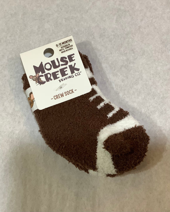 Mouse Creek Super Soft Football Socks 0-12 Months