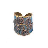 Patina Copper Adjustable rings