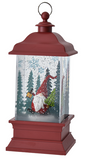 LED Light Up Shimmer Santa Gnome Lantern