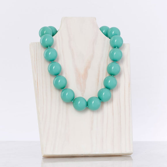 Turquoise Hot Girls Pearls Necklace