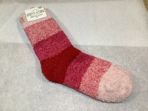 “World’s Softest” Socks Tri-Colored Pink