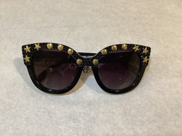 Sunglasses with clearance gold studs