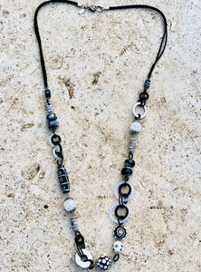 Pre-Order Long Linked Bead Necklace