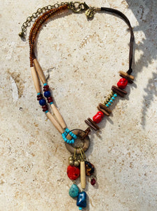 Pre-Order Short Beaded Pendant Necklace