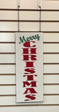 Hanging Merry Christmas Sign 20”