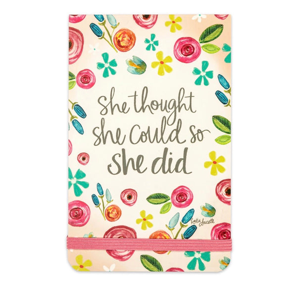 Pocket Notebook - She Thought She Could